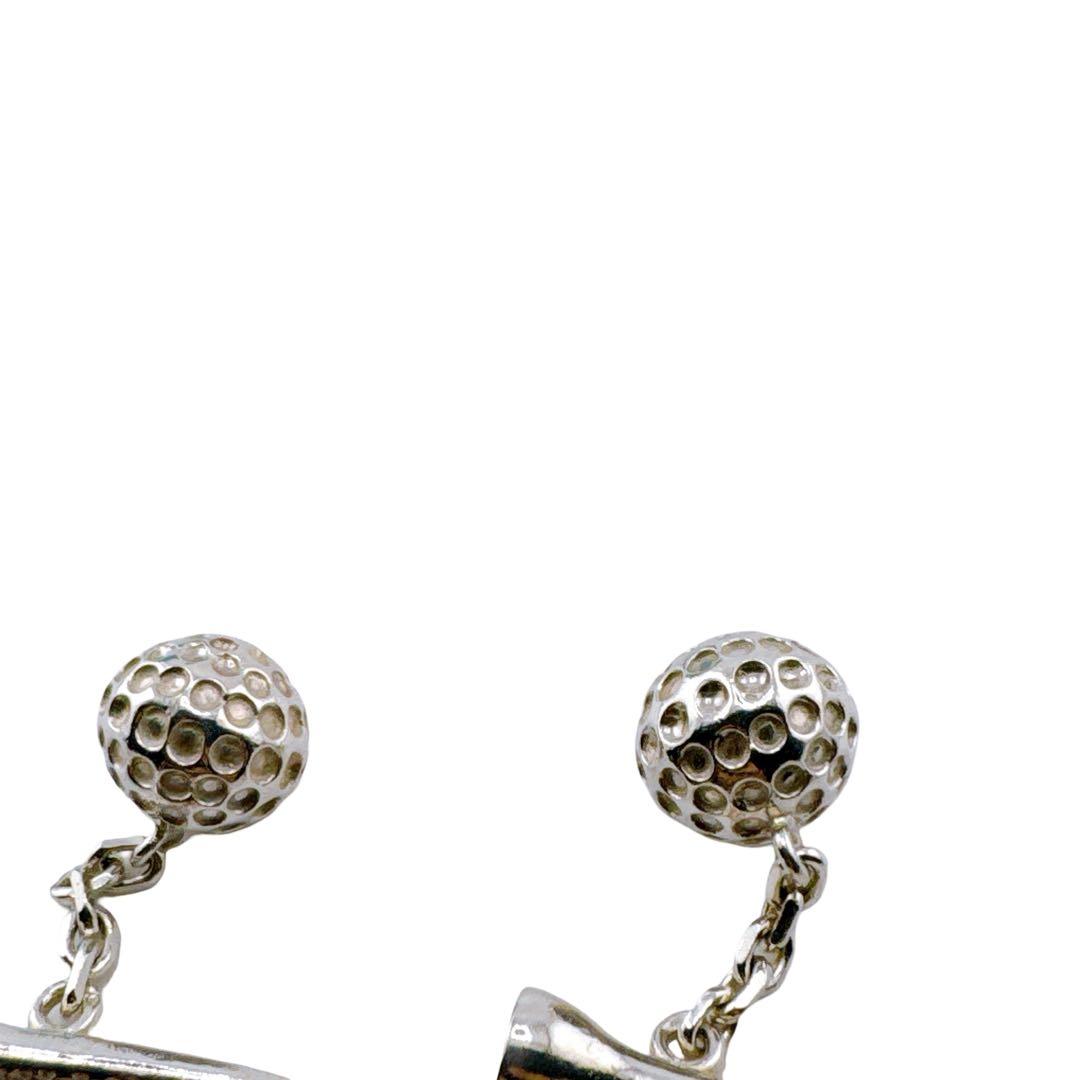 ティファニー ゴルフティー型カフリンクス ボール カフス Sv925 シルバー