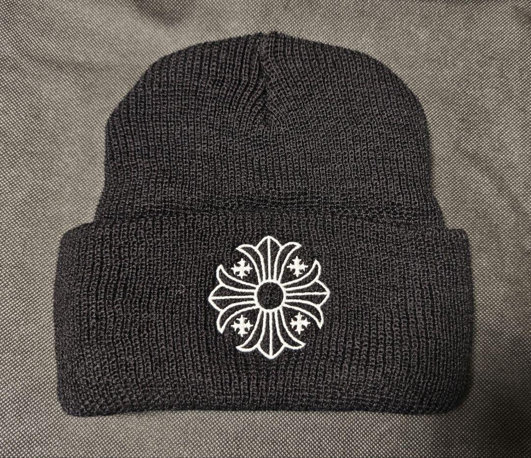 CHROME HEARTS ブラック ニット帽　新品未使用　正規品