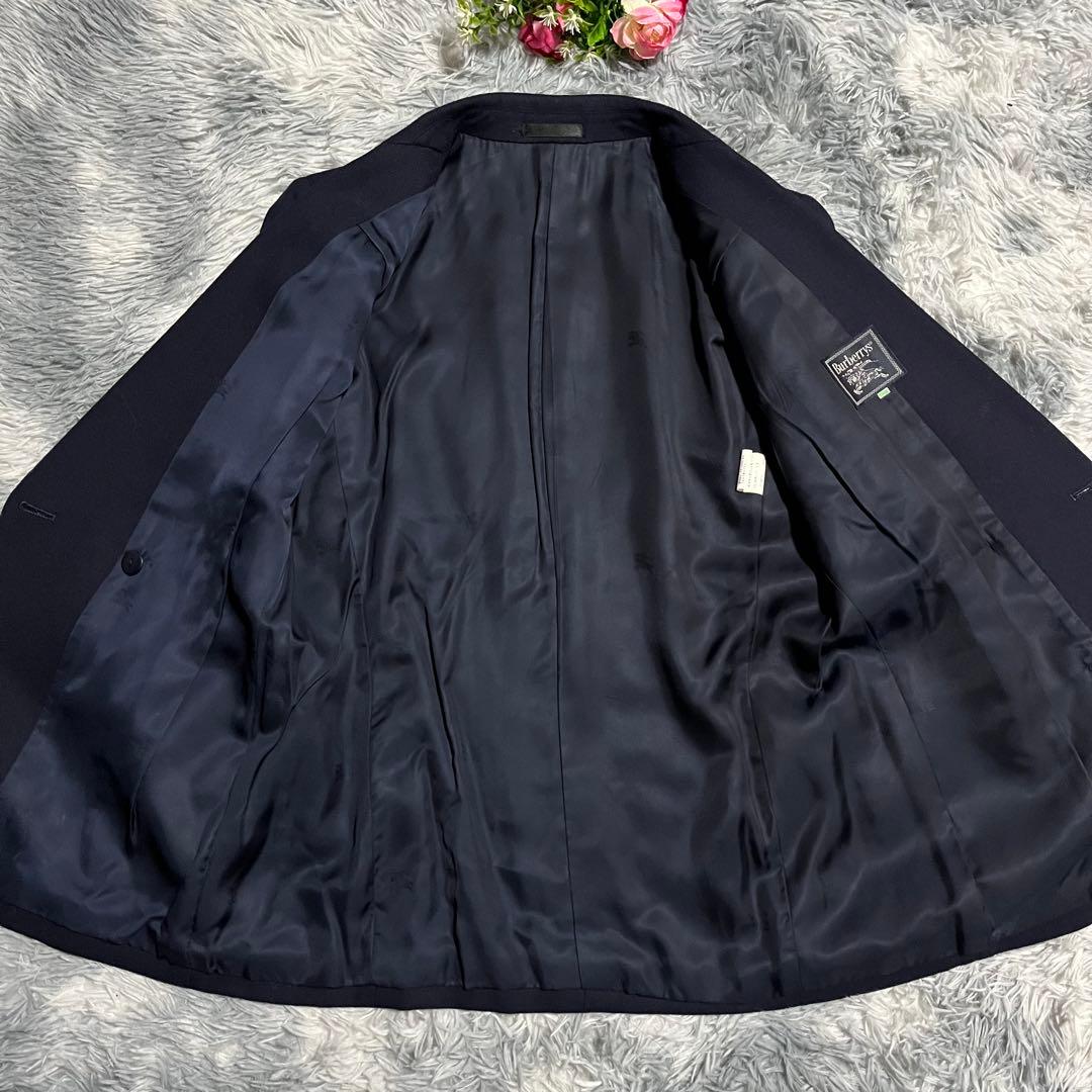 美品　Burberrys 紺ブレ　テーラードジャケット　　金ボタン　9AR