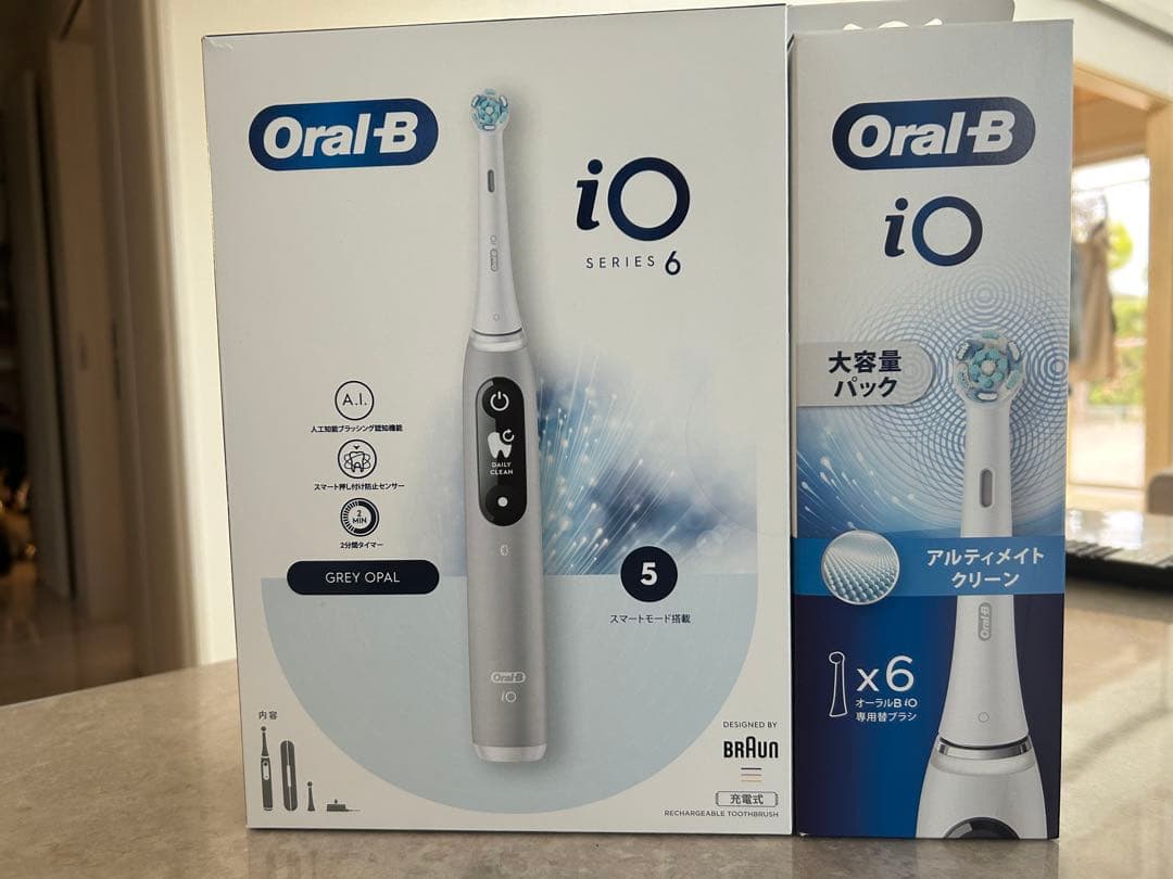 Oral-B iOシリーズ6 グレーオパール 本体　付け替え