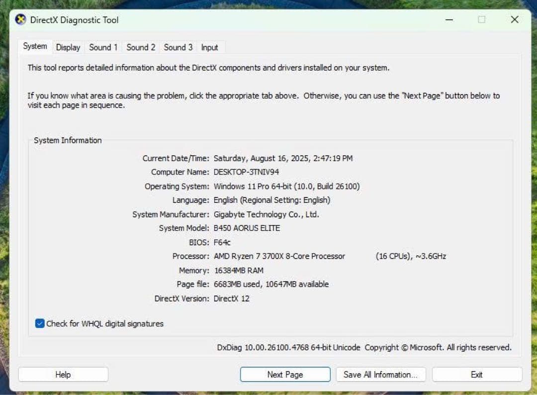 Case AMD Ryzen 7 3700X RGBデスクトップPC