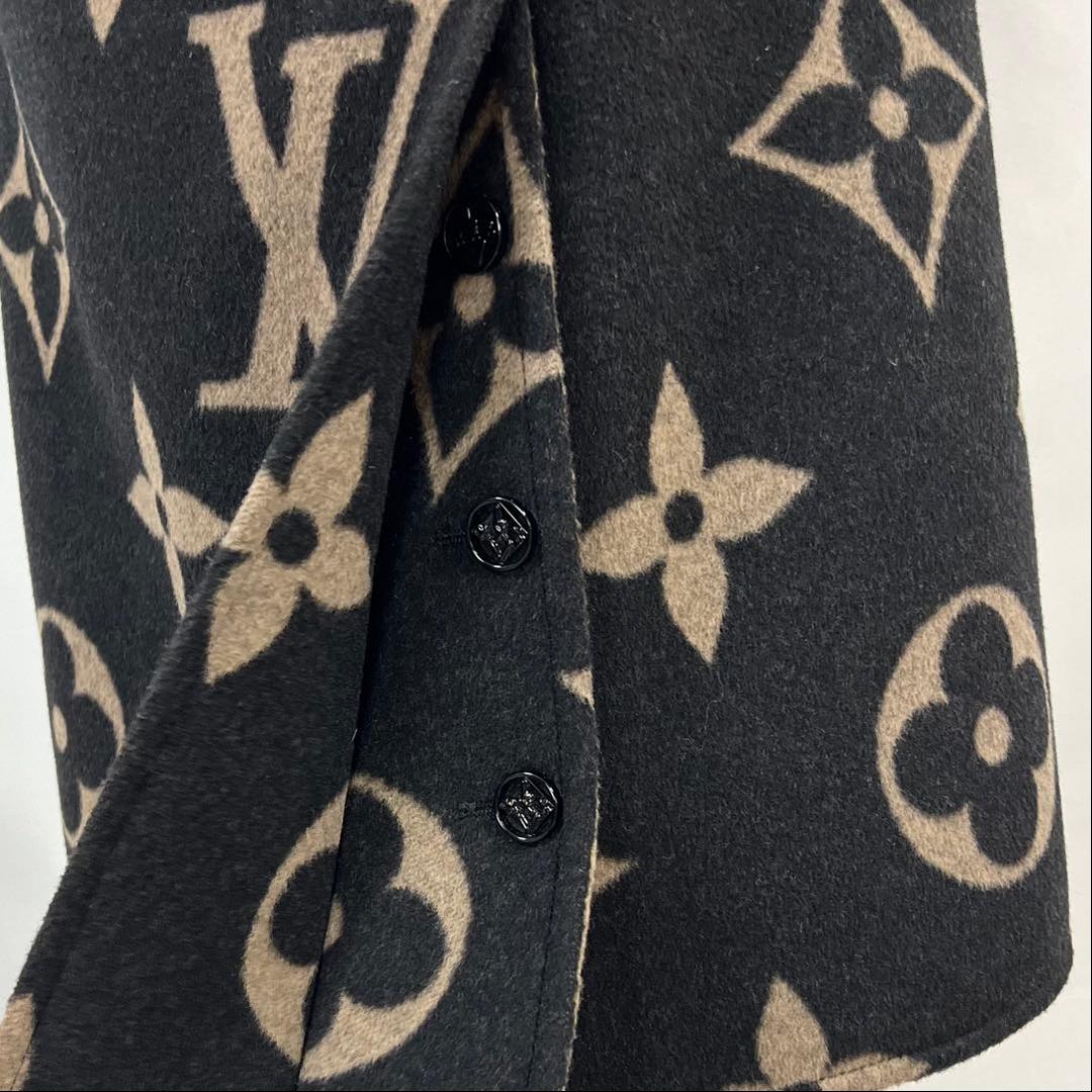 『極美品』LOUIS VUITTON ルイヴィトン モノグラム ウール スカート