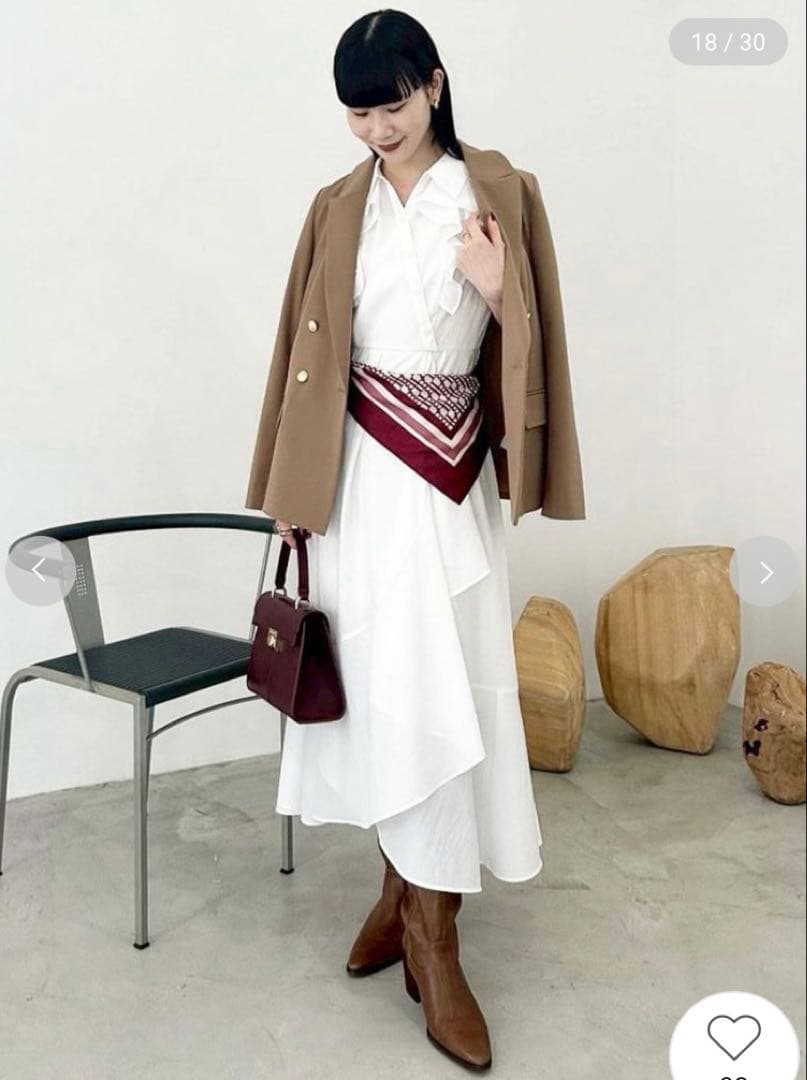 【リリーブラウン】金釦ダブルブレストジャケット