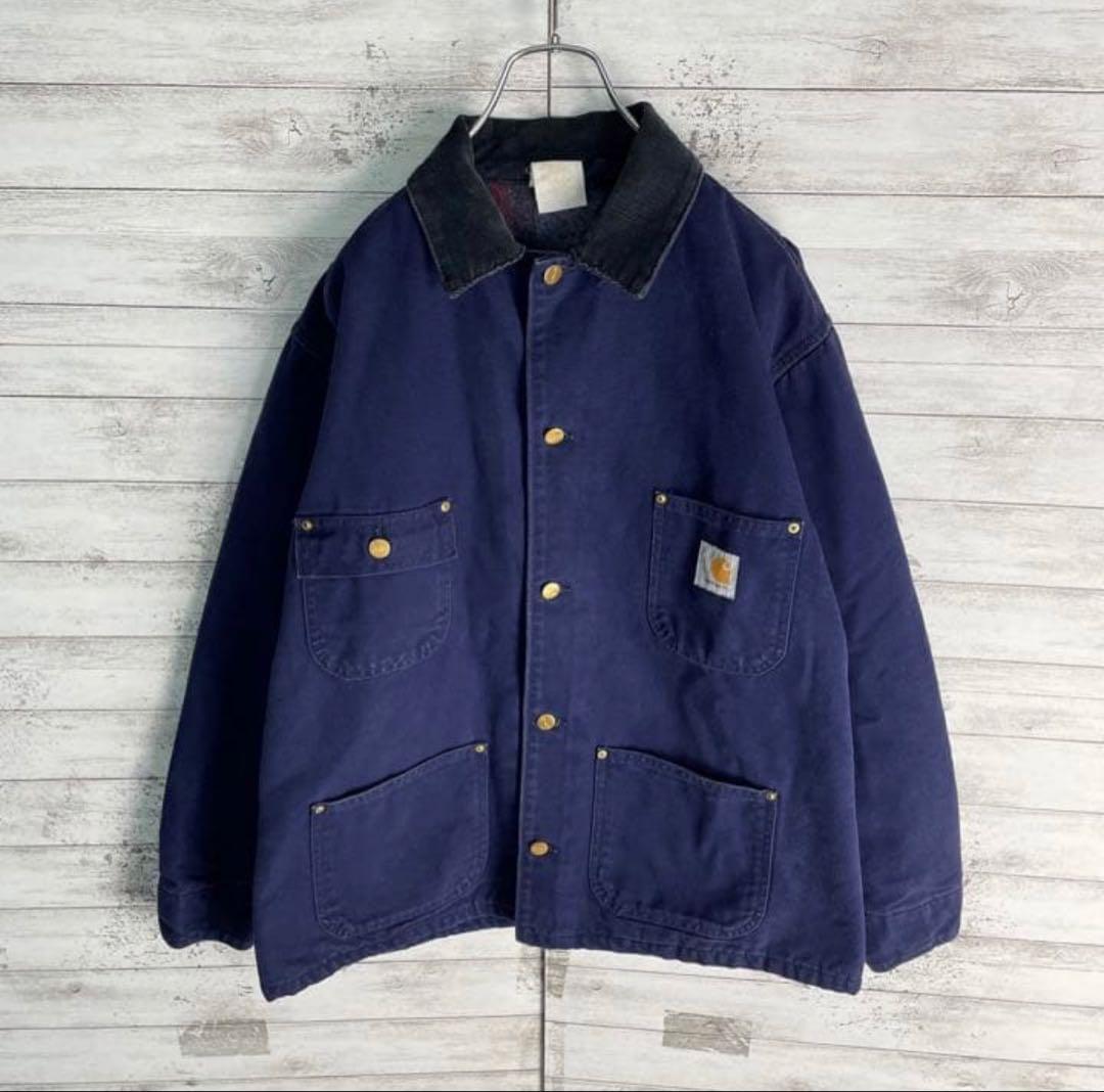 Carhartt ネイビー カバーオール