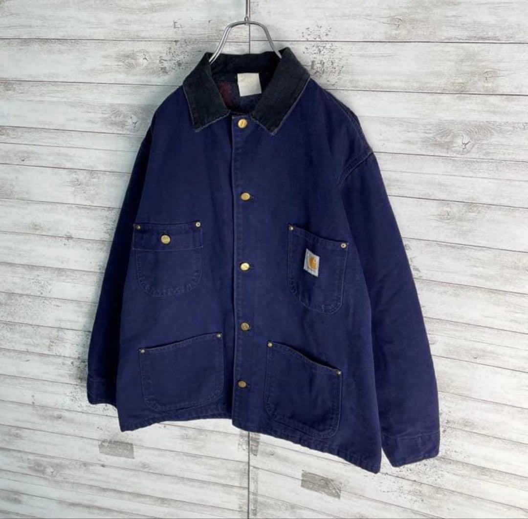 Carhartt ネイビー カバーオール