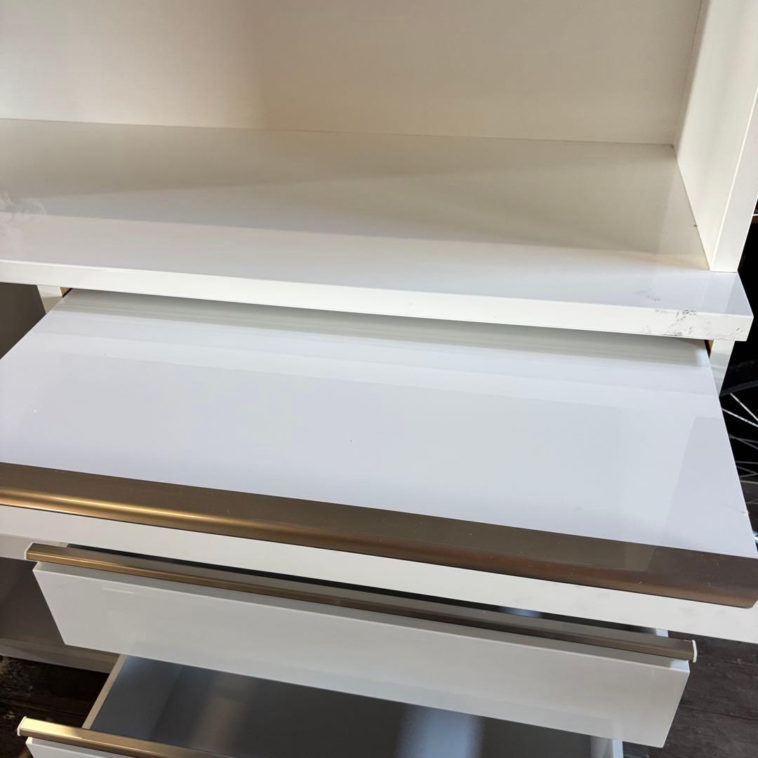 三幸ジャパン キッチンボード 120cm 食器棚 ホワイト ダイニング キッチン