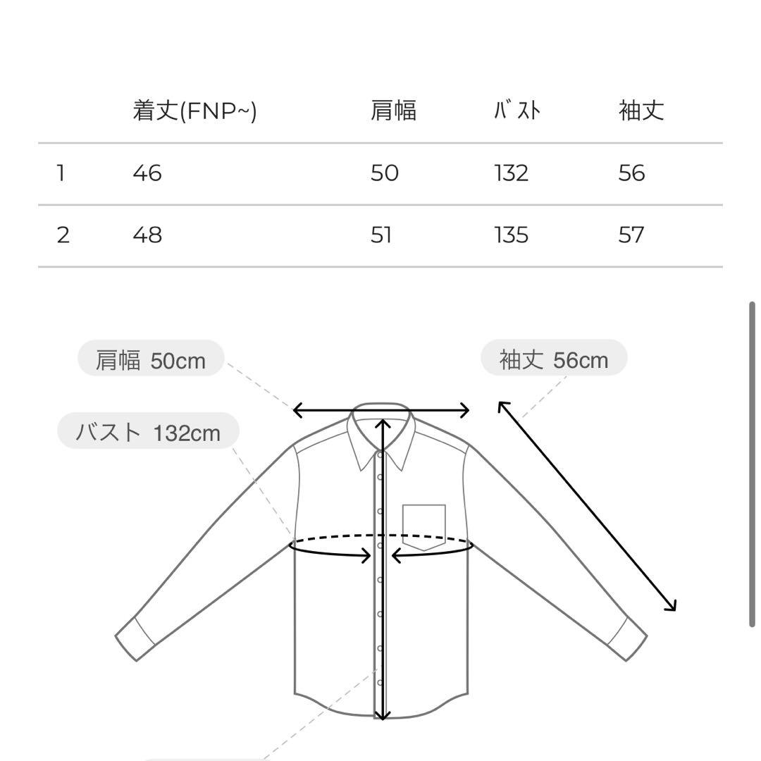 CLANE＊RIBBON ZIP SHIRTS ホワイト／サイズ1 新品