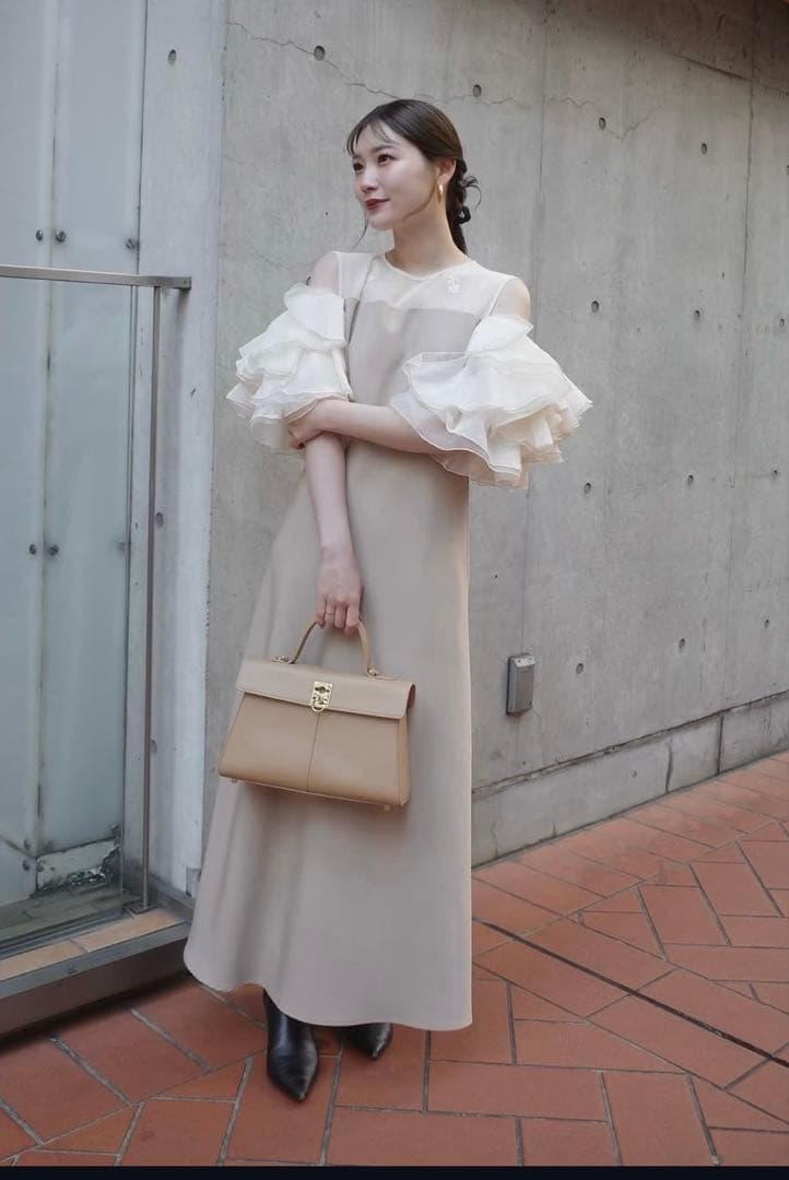 Acka. organdy frill dress サイズ2