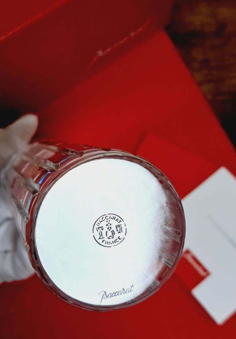 バカラ ハーモニー フラワーベース① 花瓶 一輪挿し ストレート型 新品未使用