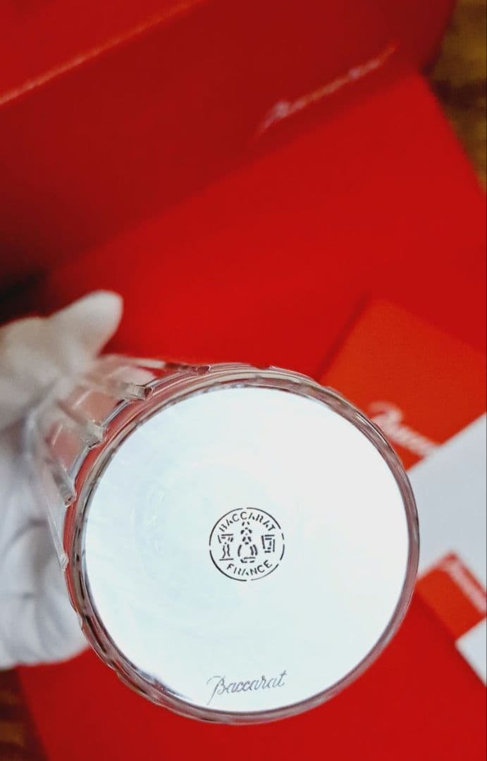 バカラ ハーモニー フラワーベース① 花瓶 一輪挿し ストレート型 新品未使用