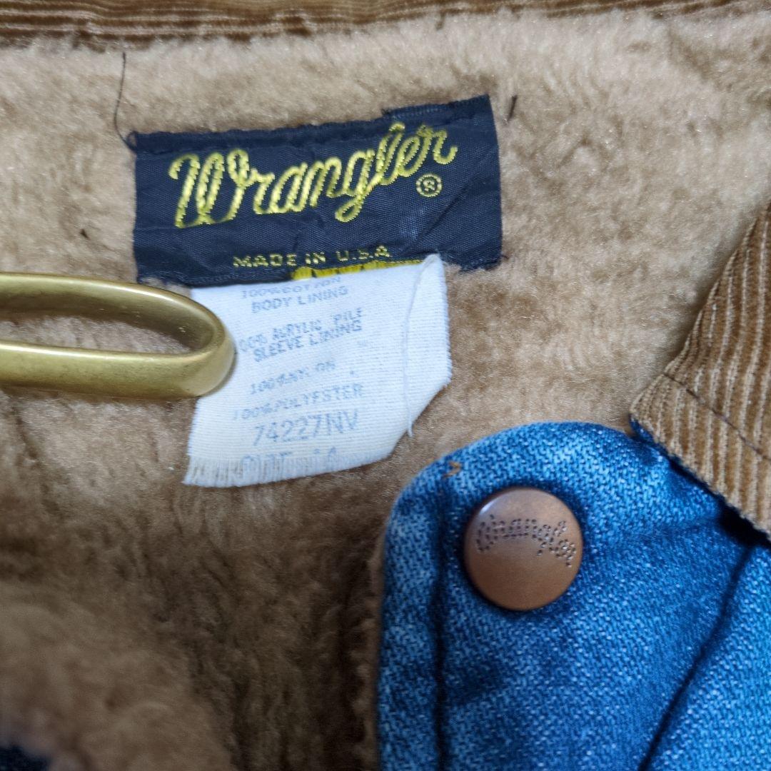 70年代 USA製 wrangler ボア付きジャケット