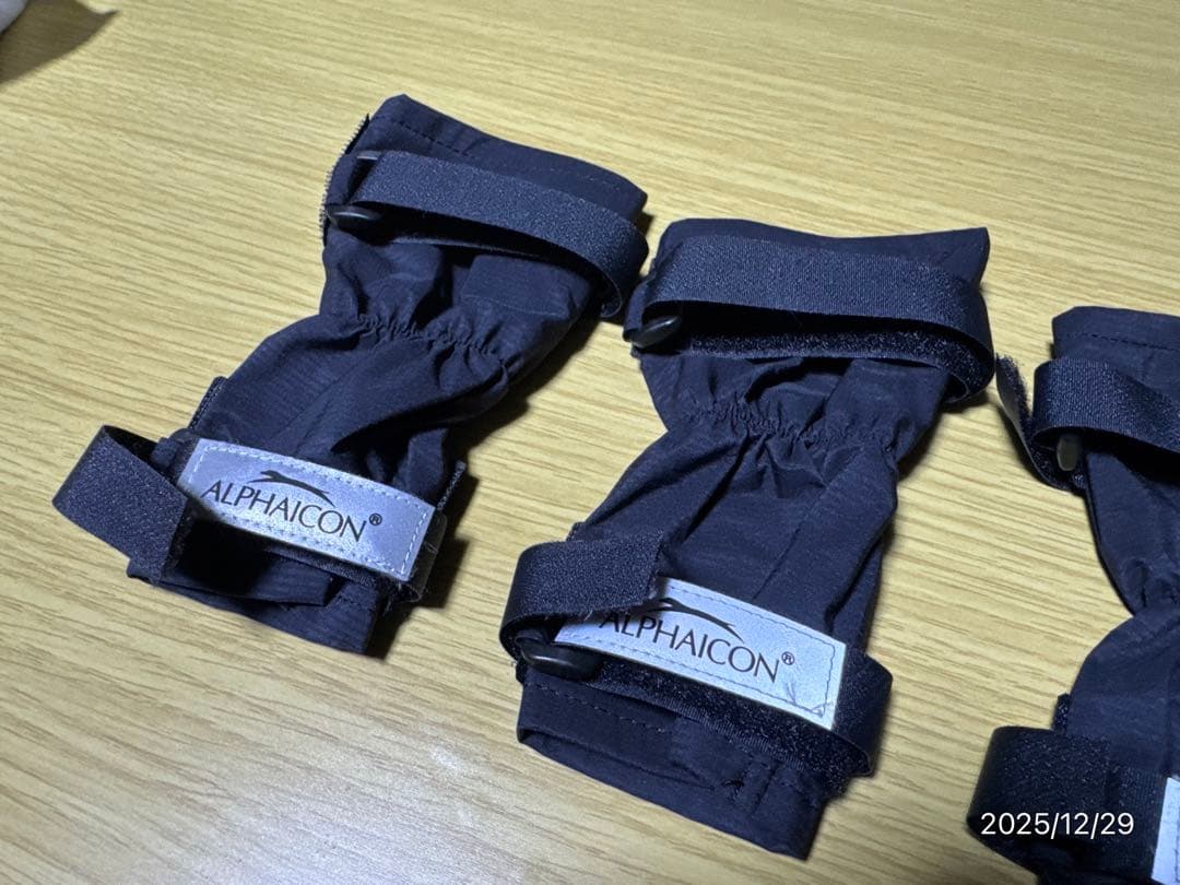 【neko】①アルファアイコン レッグガード ブラック Sサイズ