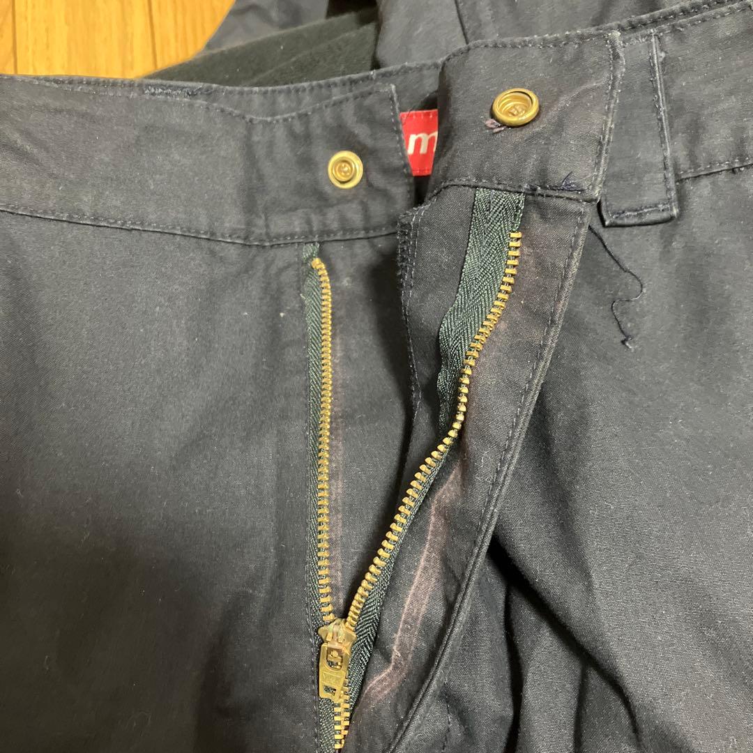 90s カナダ製 オールド シュプリーム SUPREME 紺 フライトパンツ