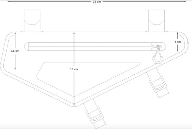 myto様限定。アピデュラ　バックカントリー　フレームバッグ2L