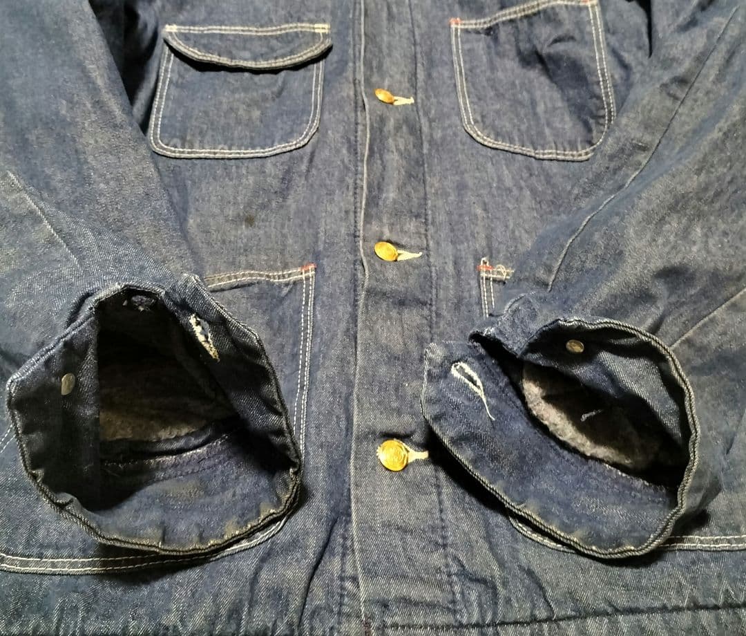 BLUE BELL カバーオール ビンテージＵＳＡ コーデュロイ襟 46