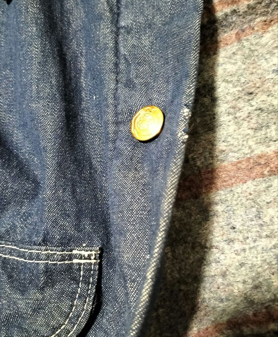 BLUE BELL カバーオール ビンテージＵＳＡ コーデュロイ襟 46