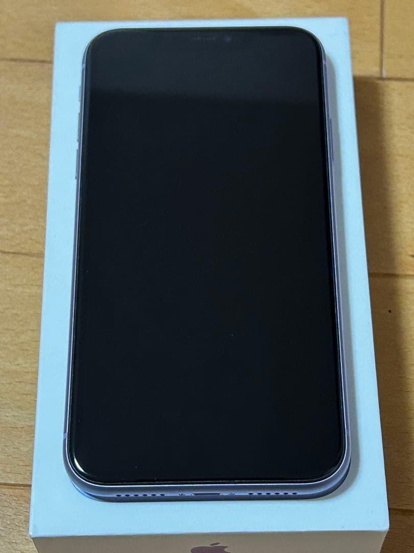 Apple iPhone 11 本体 パープル　箱有り