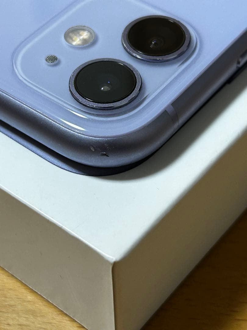 Apple iPhone 11 本体 パープル　箱有り