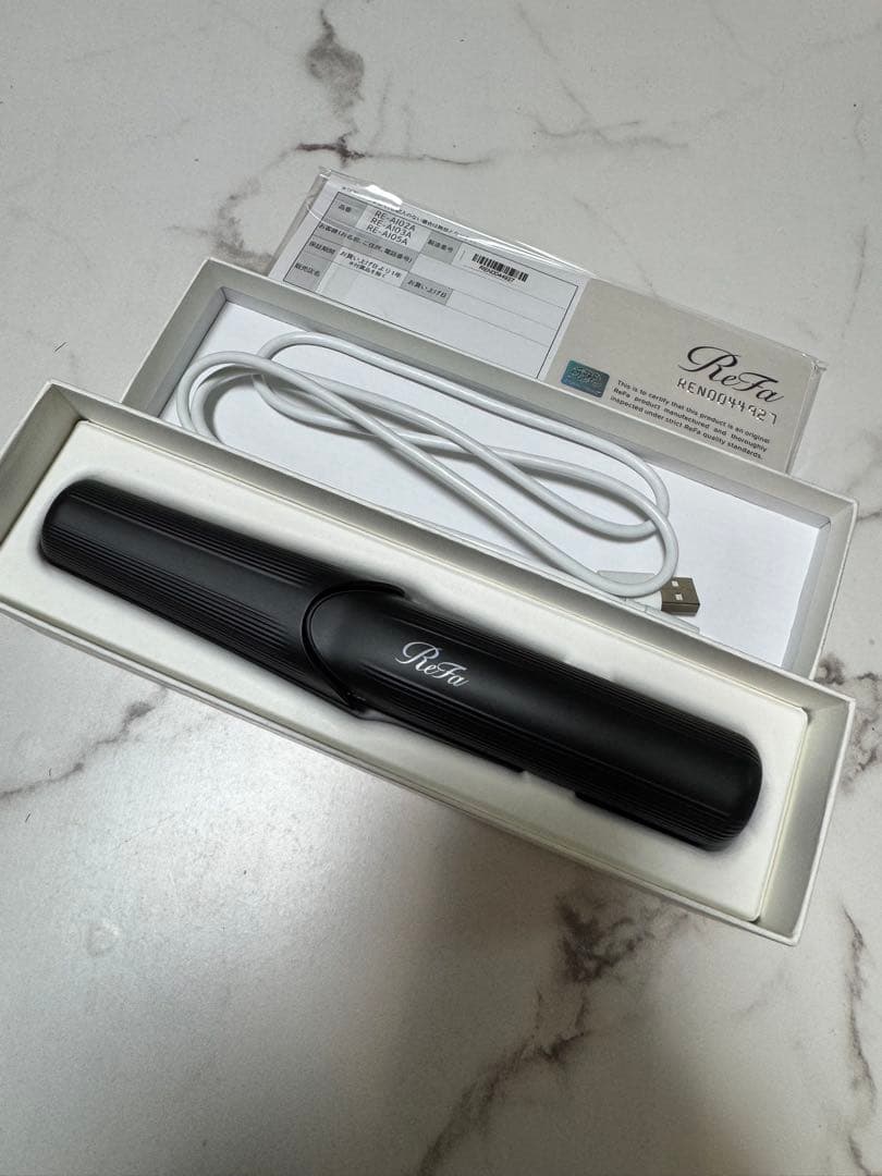 リファ フィンガーアイロン ST ブラック ヘアアイロン ReFa