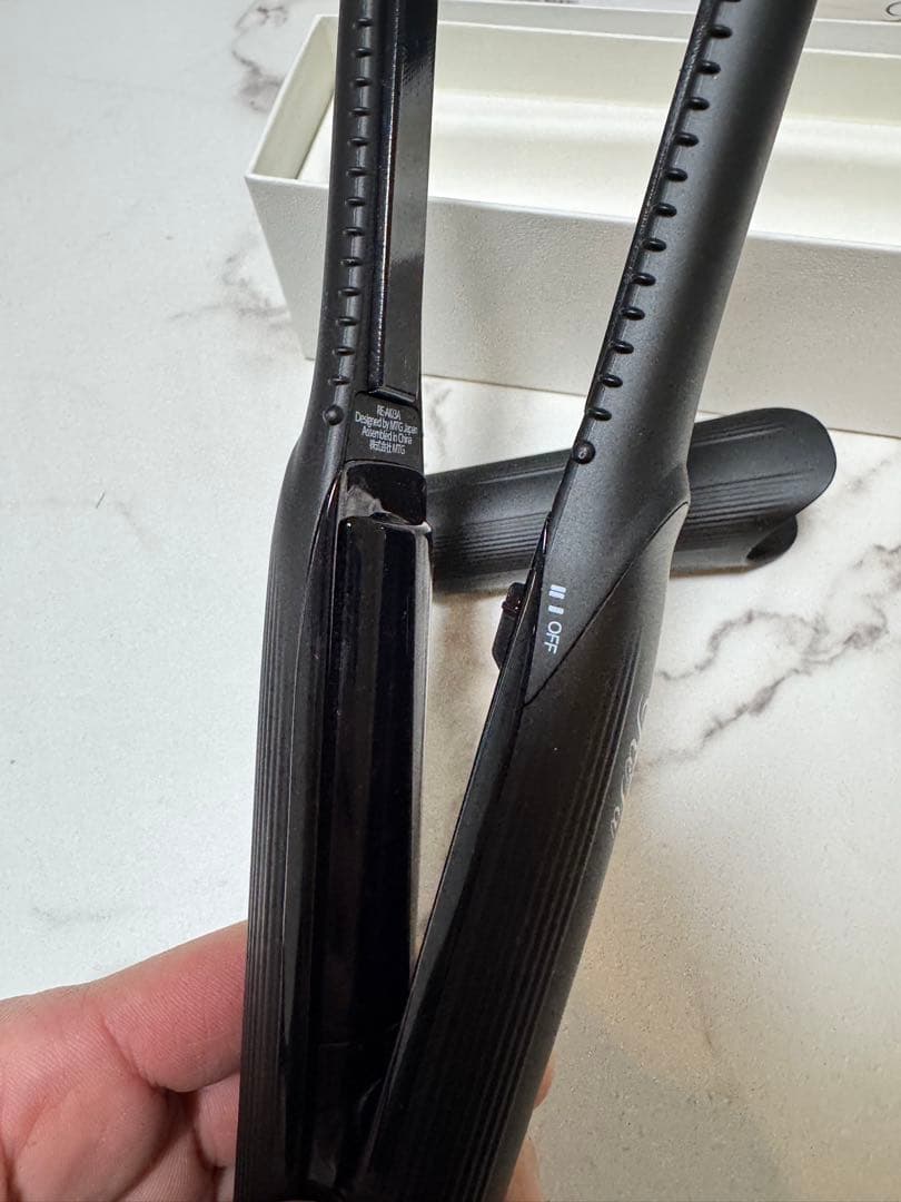 リファ フィンガーアイロン ST ブラック ヘアアイロン ReFa