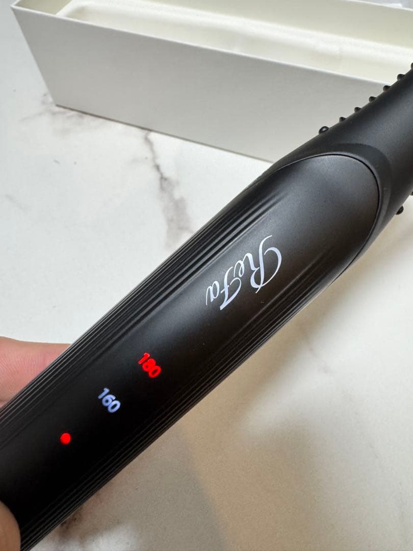 リファ フィンガーアイロン ST ブラック ヘアアイロン ReFa