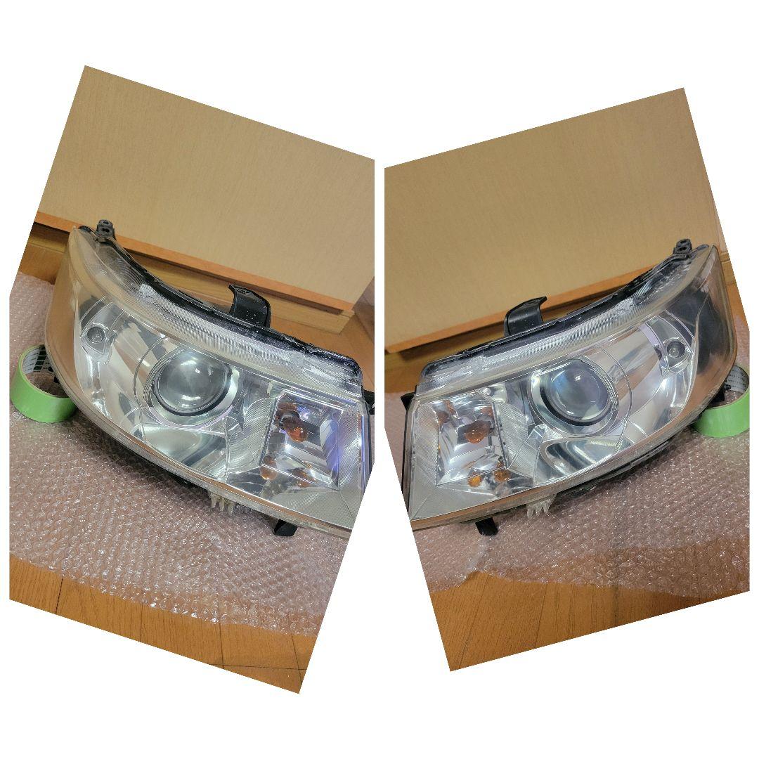 24日21時までMH23Sスティングレーヘッドライト左右キレイコーティング済み