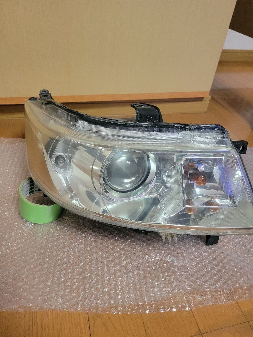 24日21時までMH23Sスティングレーヘッドライト左右キレイコーティング済み