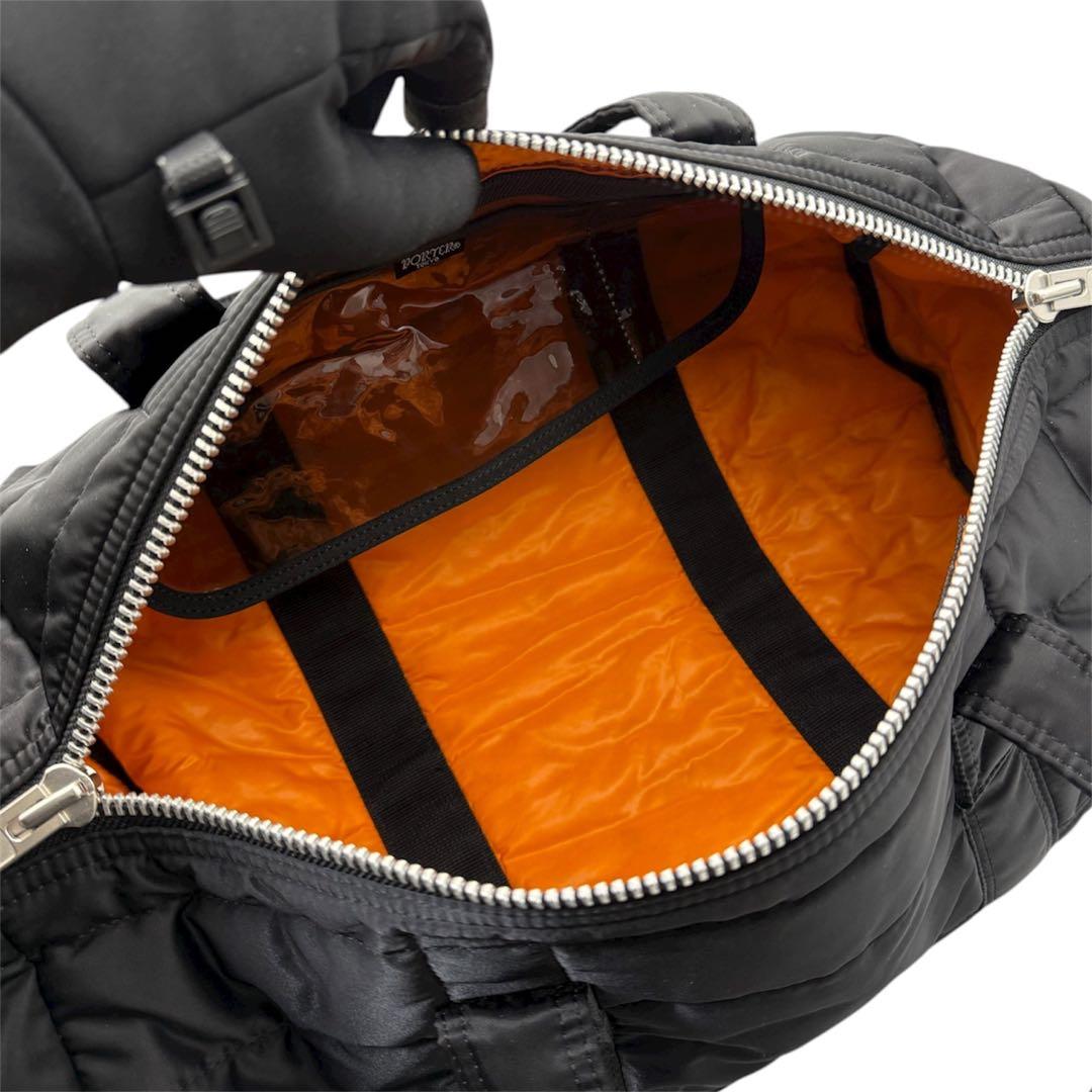 【極美品】 廃盤 ポーター タンカー ボストンバッグ M 2way ブラック 黒