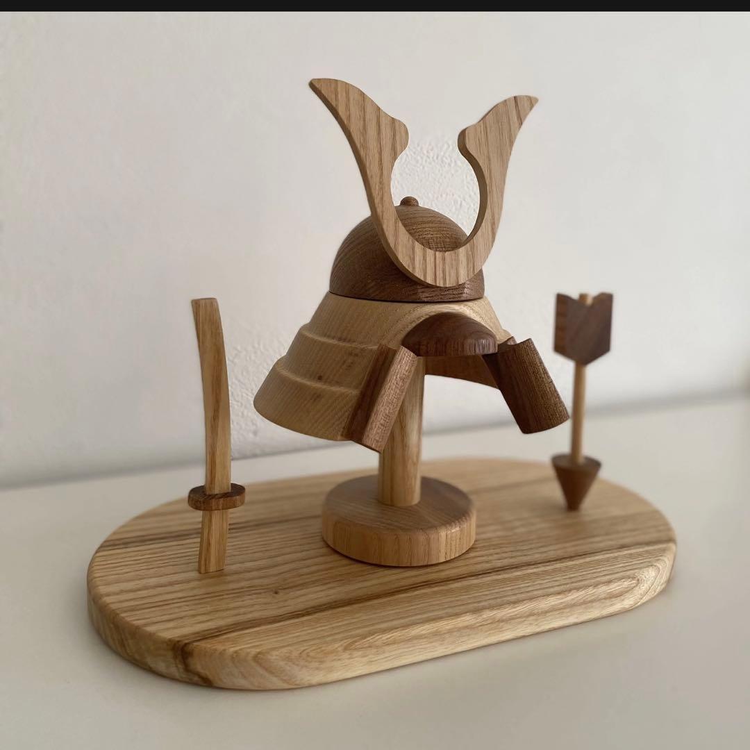 木製かぶとセット