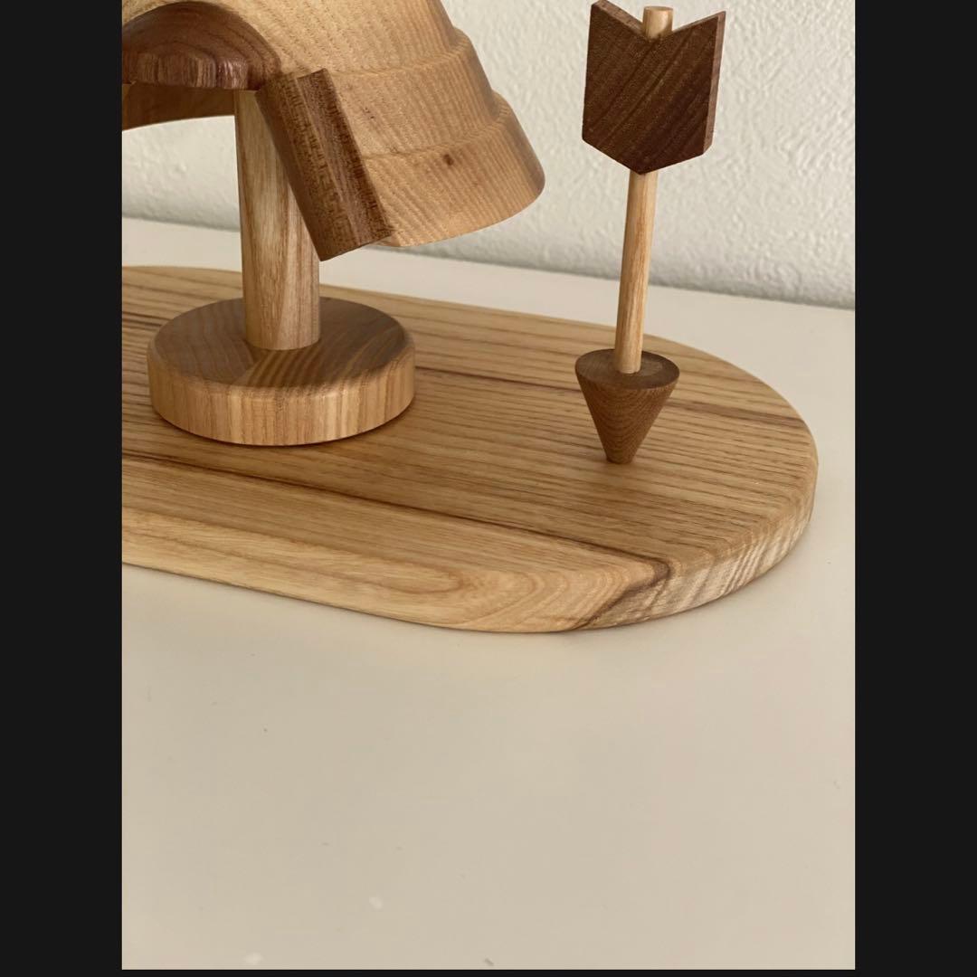 木製かぶとセット