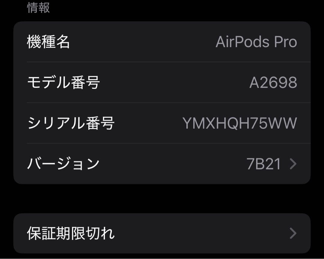 AirPodsPro2 右耳のみ イヤホン A2698 R Lightning