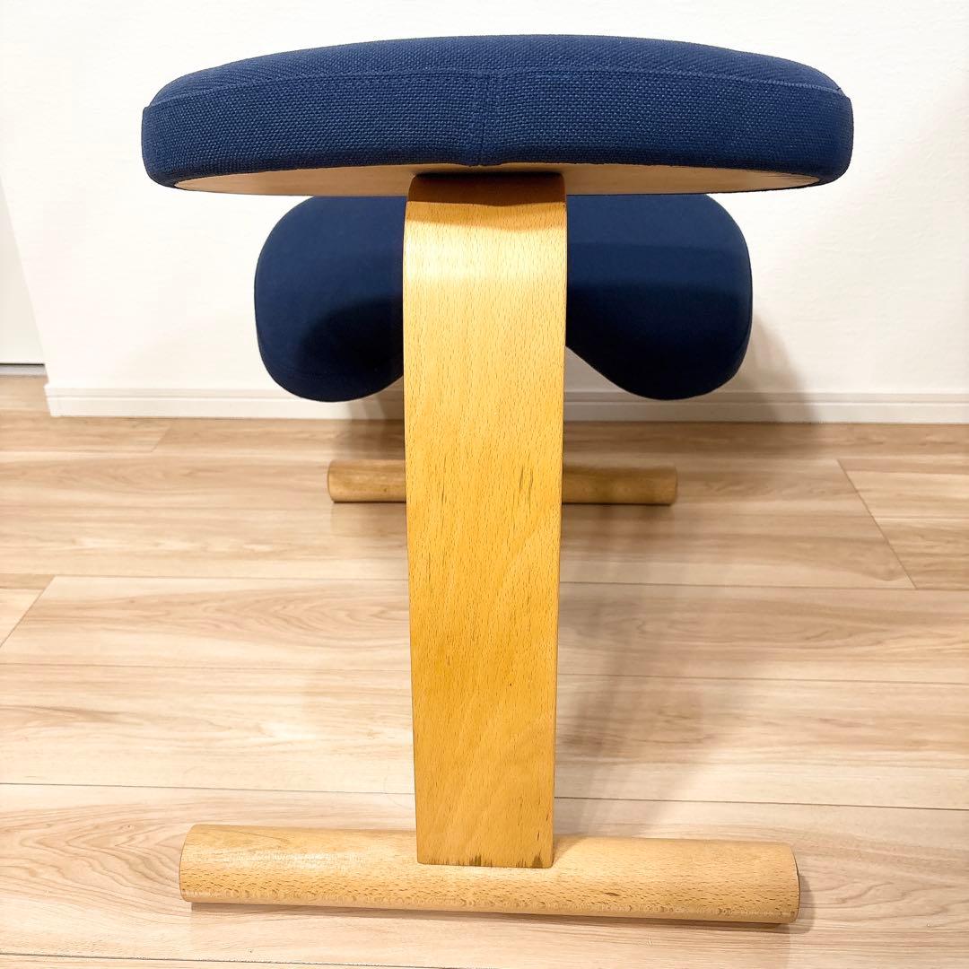 ✨良品✨ バランスチェア バランスイージー ネイビー 取扱説明書付き 送料無料