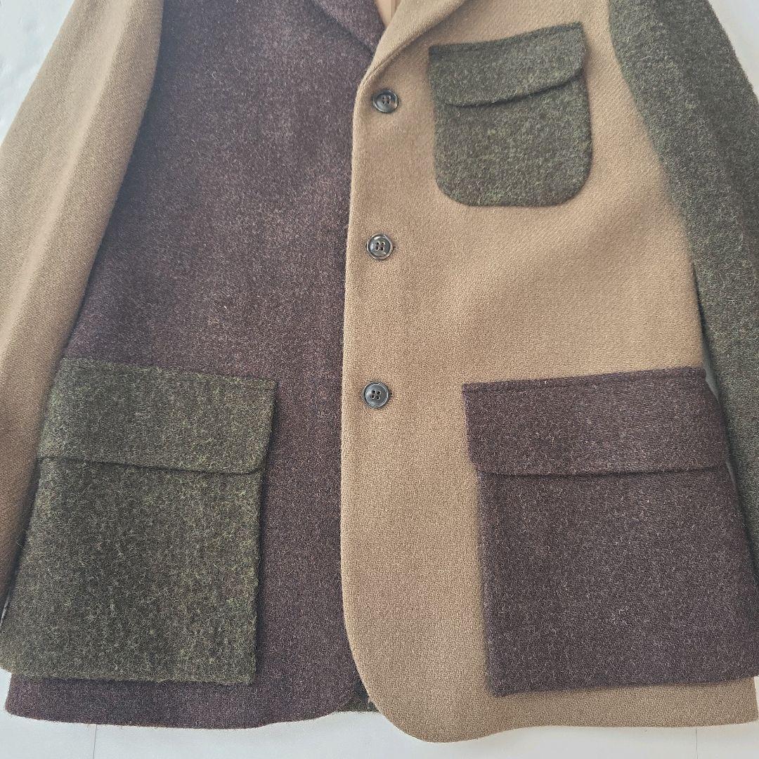 伊勢丹限定 ナイジェルケーボン マロリー クレイジー ハリスツイード ベンタイル