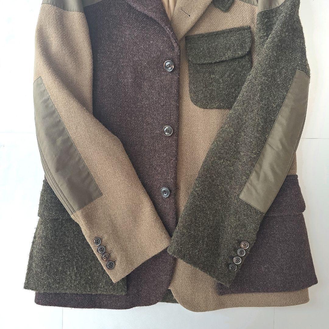 伊勢丹限定 ナイジェルケーボン マロリー クレイジー ハリスツイード ベンタイル