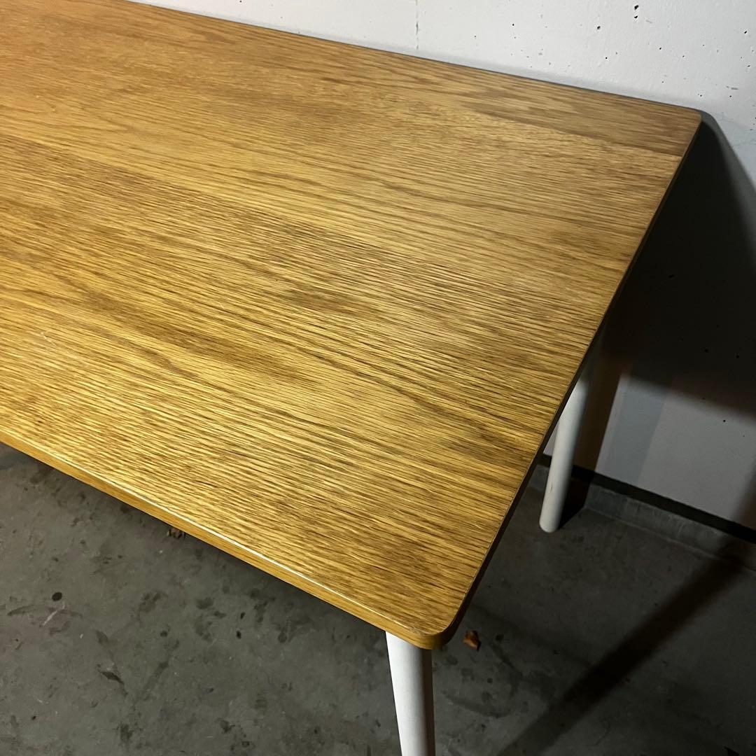 ku★無印 システムデスク・オーク材天板・幅１２０ｃｍ