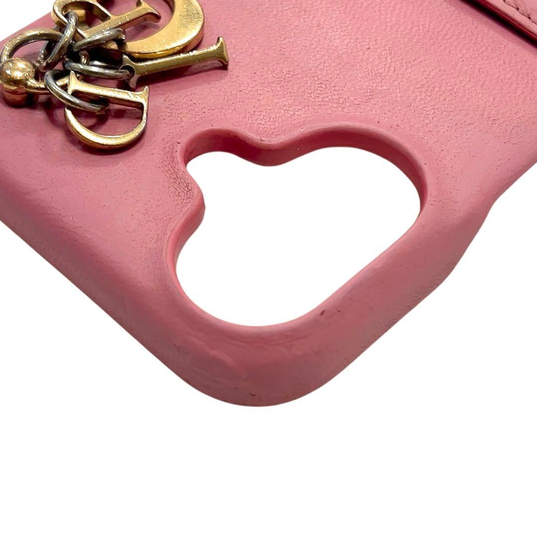 クリスチャンディオール iPhone16 スマホケース カナージュ ピンク ロゴ