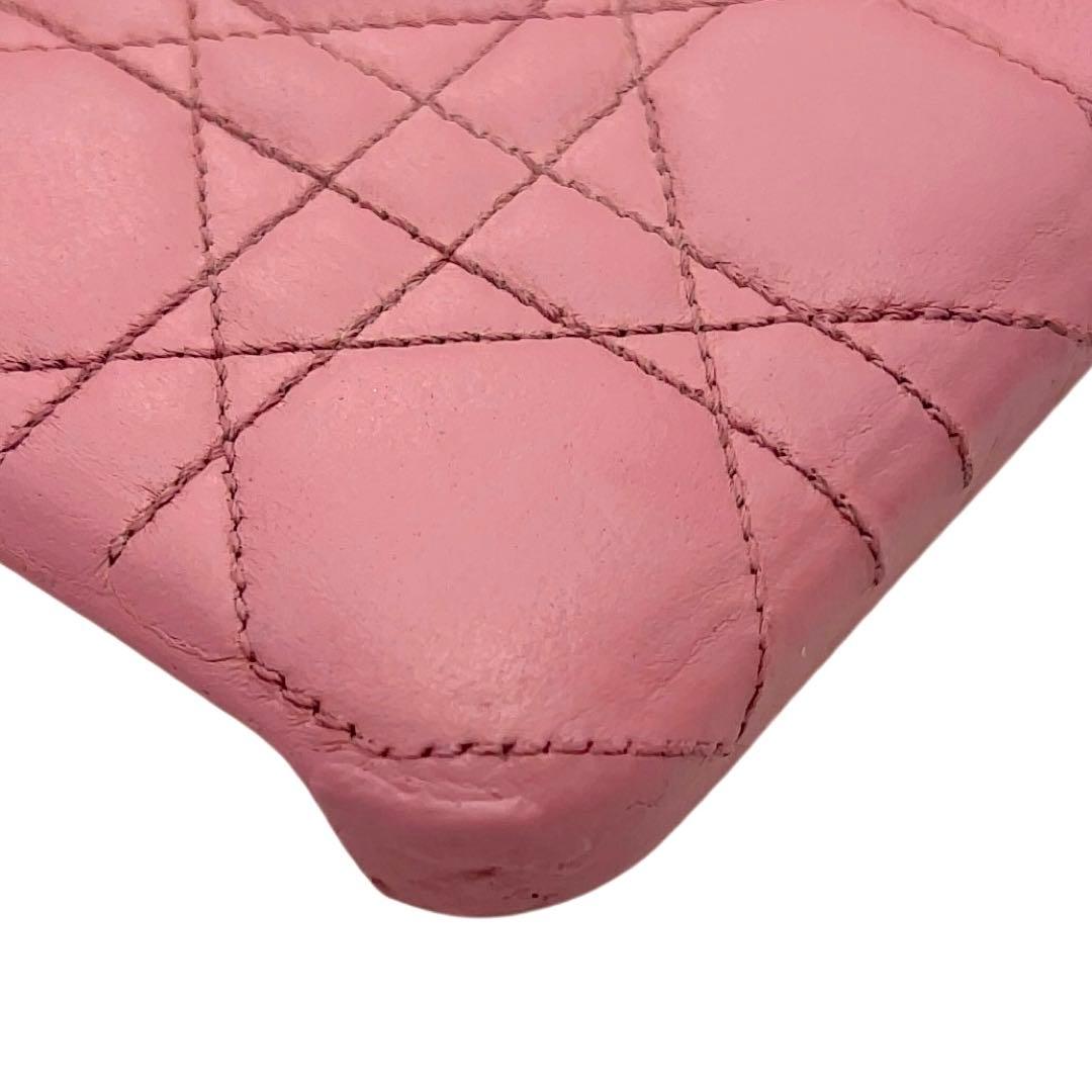 クリスチャンディオール iPhone16 スマホケース カナージュ ピンク ロゴ