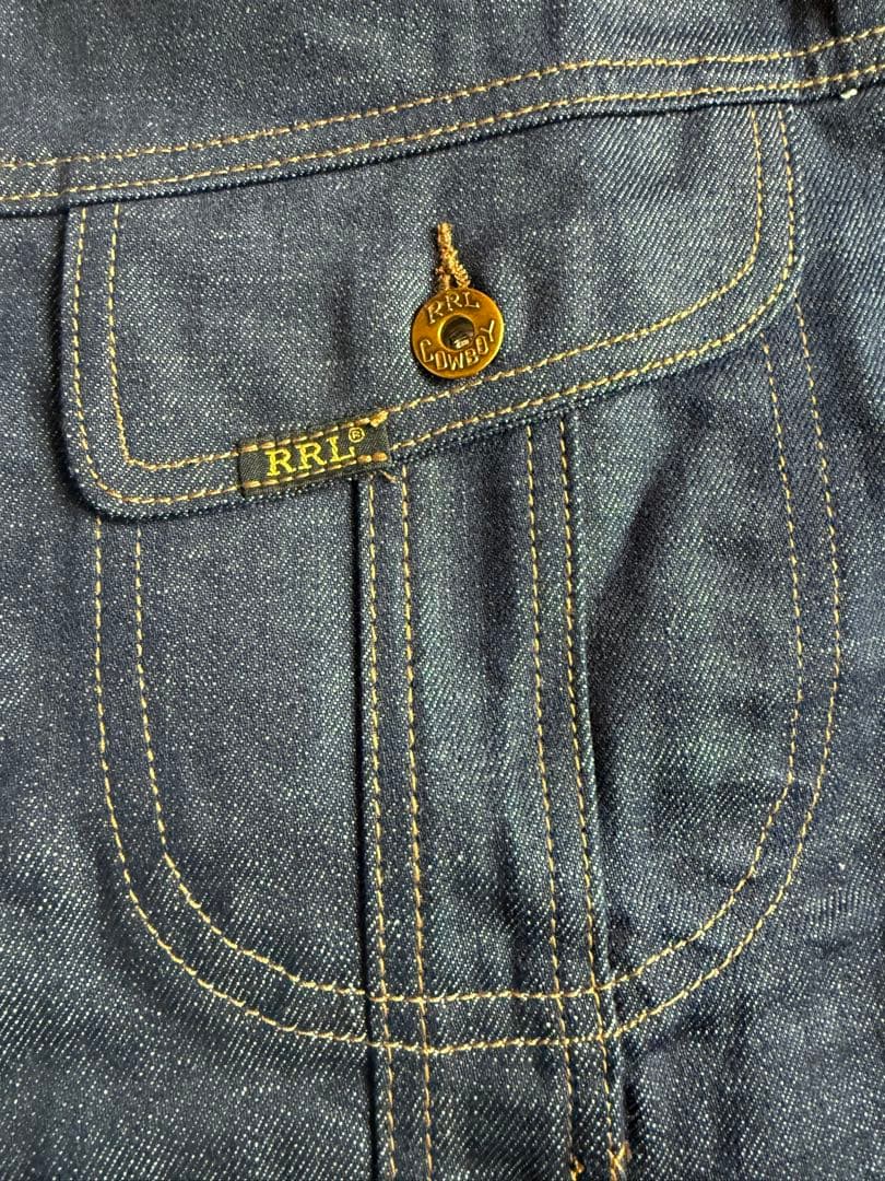 RRL リジッド　デニムジャケット　LEE 101タイプ　セルビッチ