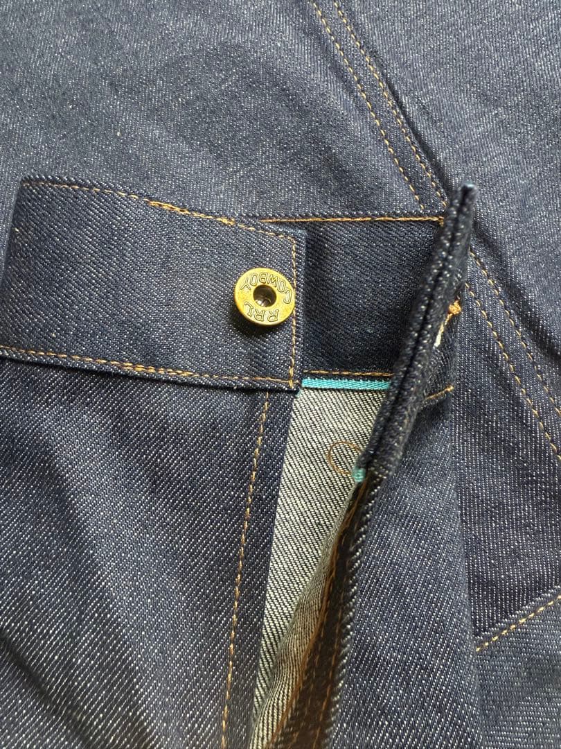 RRL リジッド　デニムジャケット　LEE 101タイプ　セルビッチ