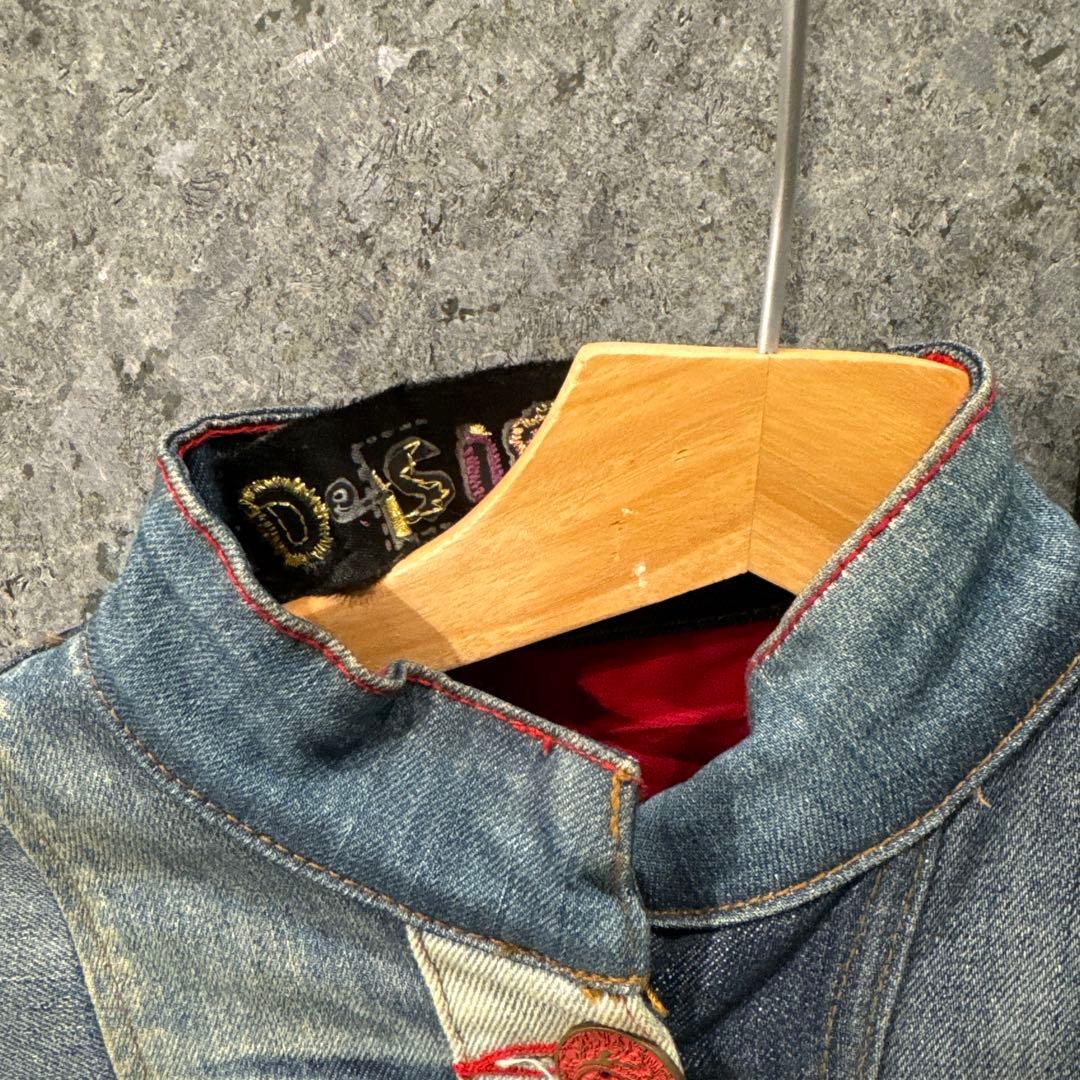 Desigual デジグアル デニムジャケット再構築 パッチワーク リメイク古着