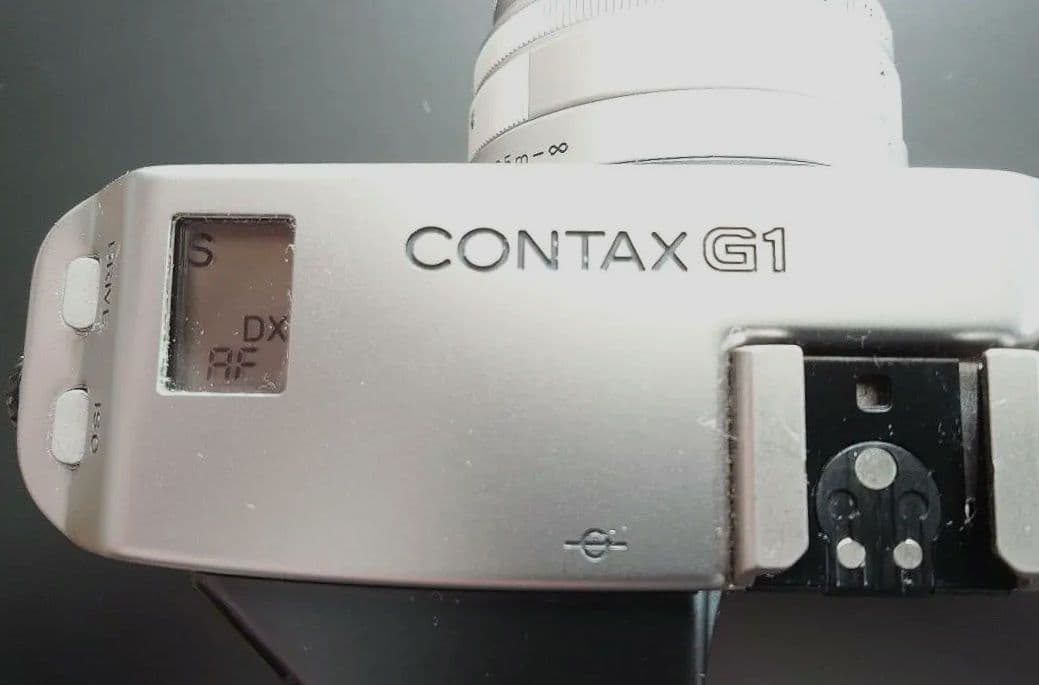 CONTAX G1、レンズ3本、フラッシュライトのセット