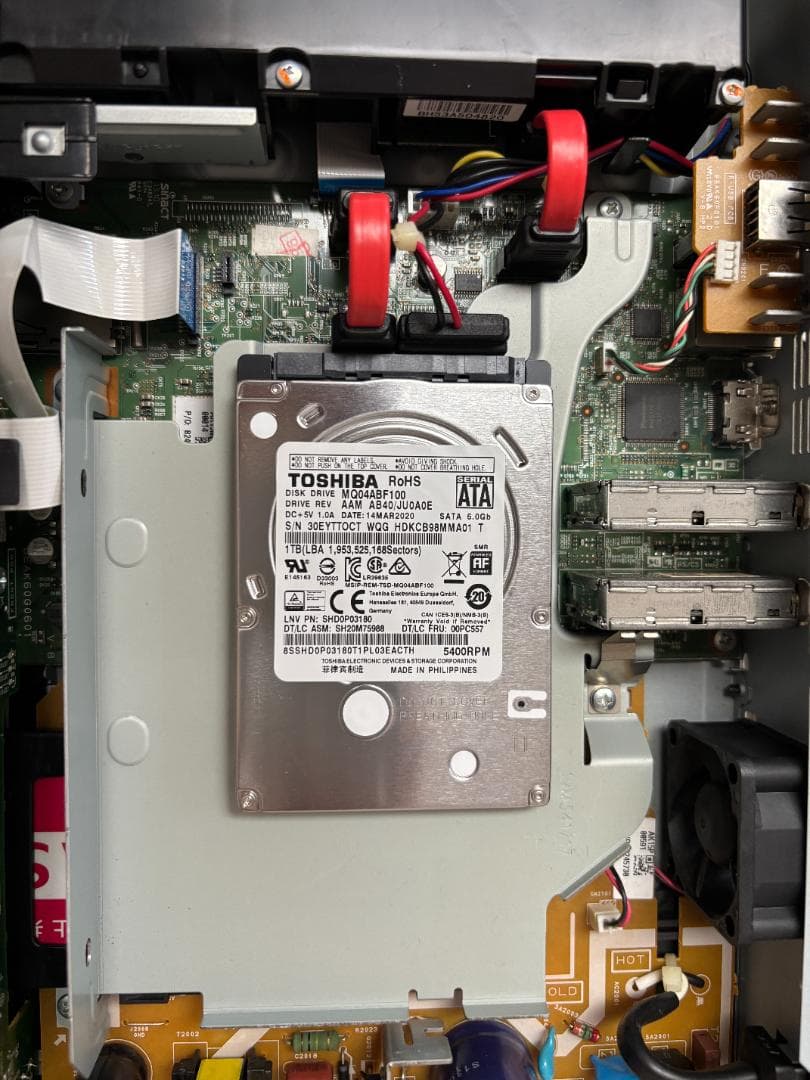 TOSHIBA DBR-Z310 ブルーレイレコーダー HDDを1TBに交換済