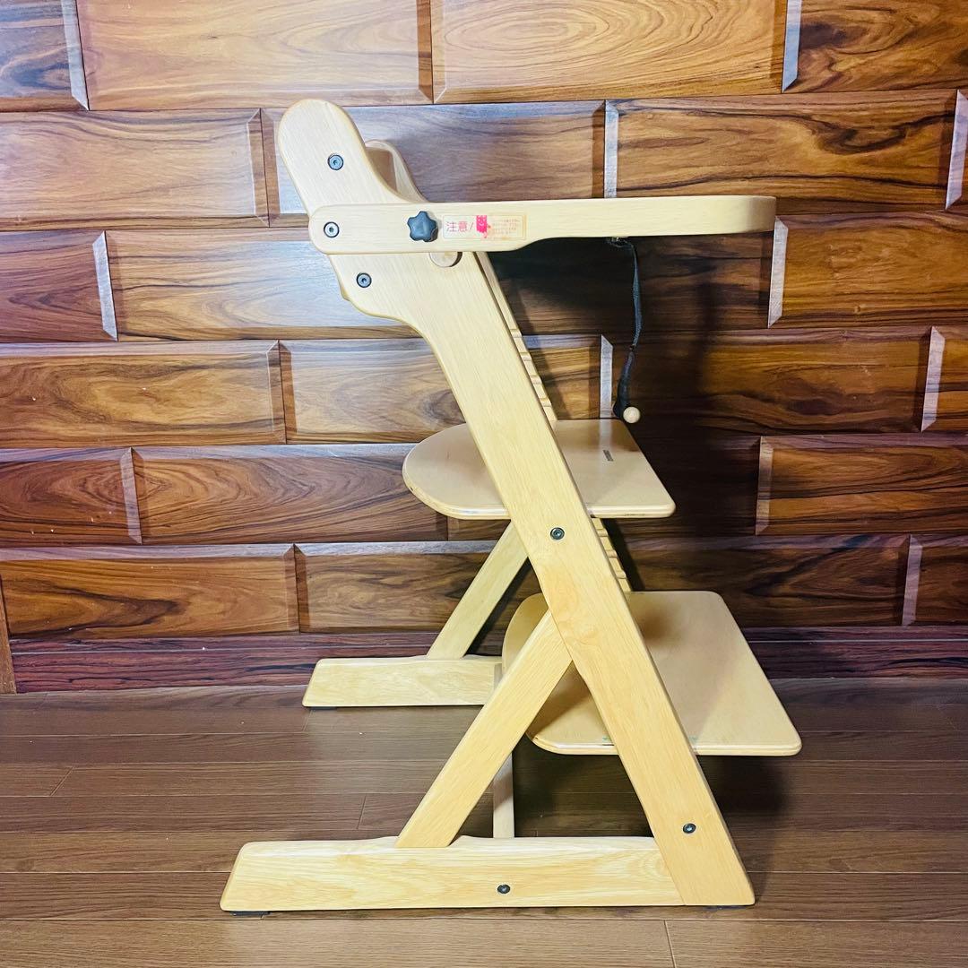 超美品 大和屋 ヤマトヤ すくすく スリムフィット チェア テーブル ガード付