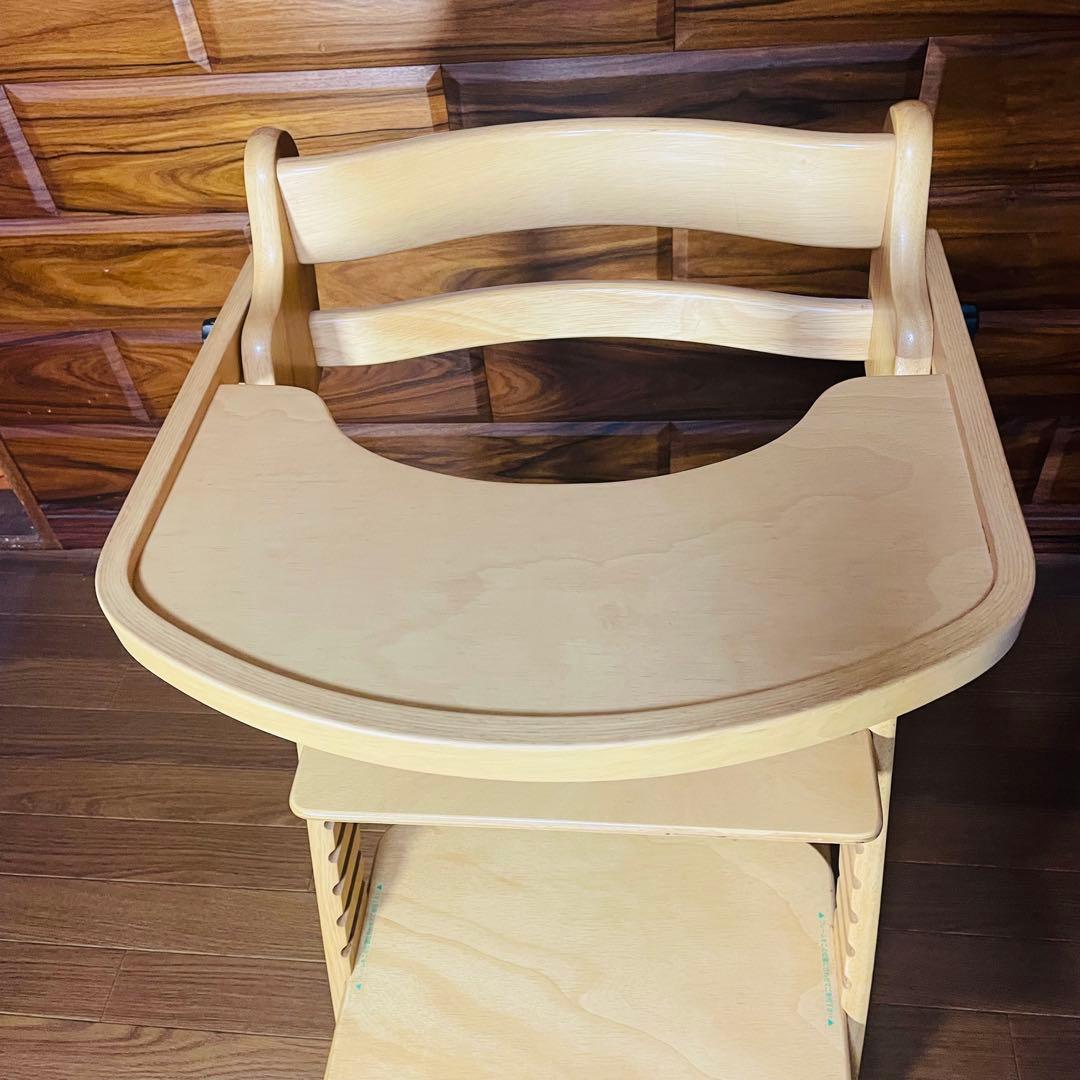 超美品 大和屋 ヤマトヤ すくすく スリムフィット チェア テーブル ガード付