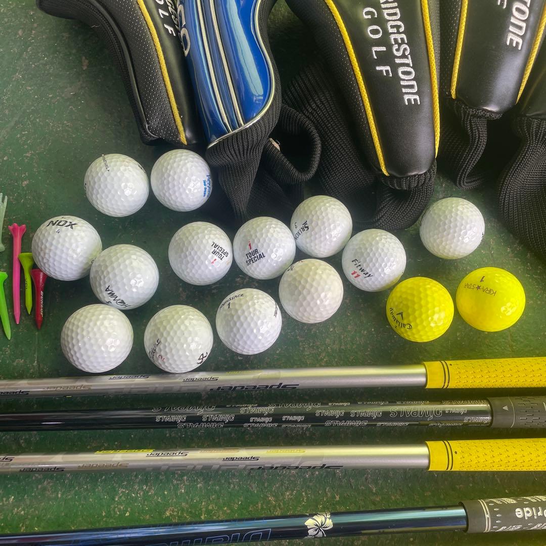 b*a様 ★BRIDGESTONE GOLF ゴルフクラブ 19本セット 小物付