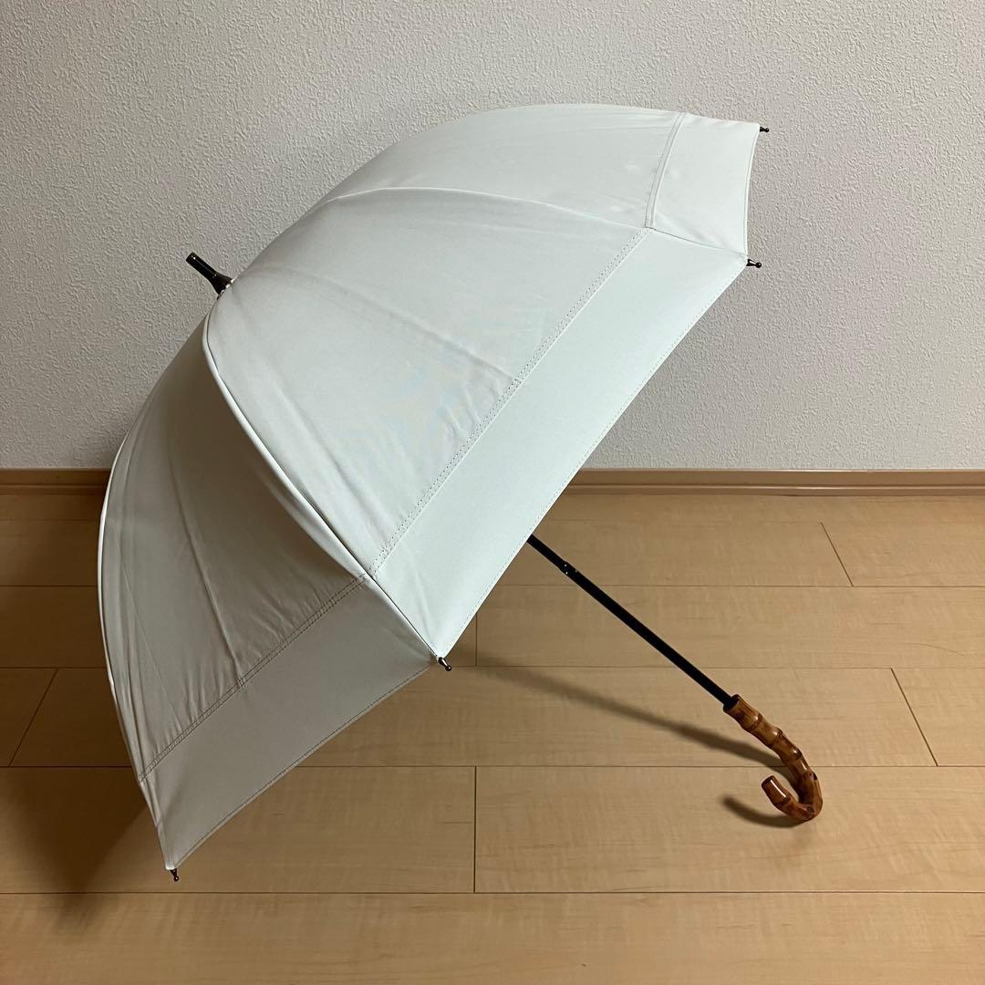 芦屋ロサブラン　日傘　長傘　晴雨兼用　ショートサイズ　アイボリー　1級遮光