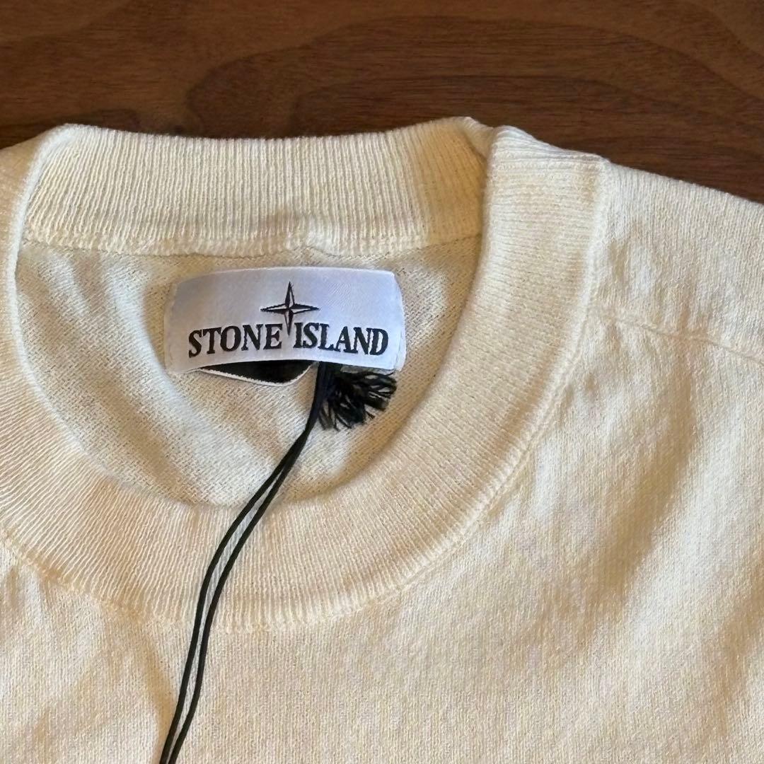 bibi 新品 STONE ニット5100062白L