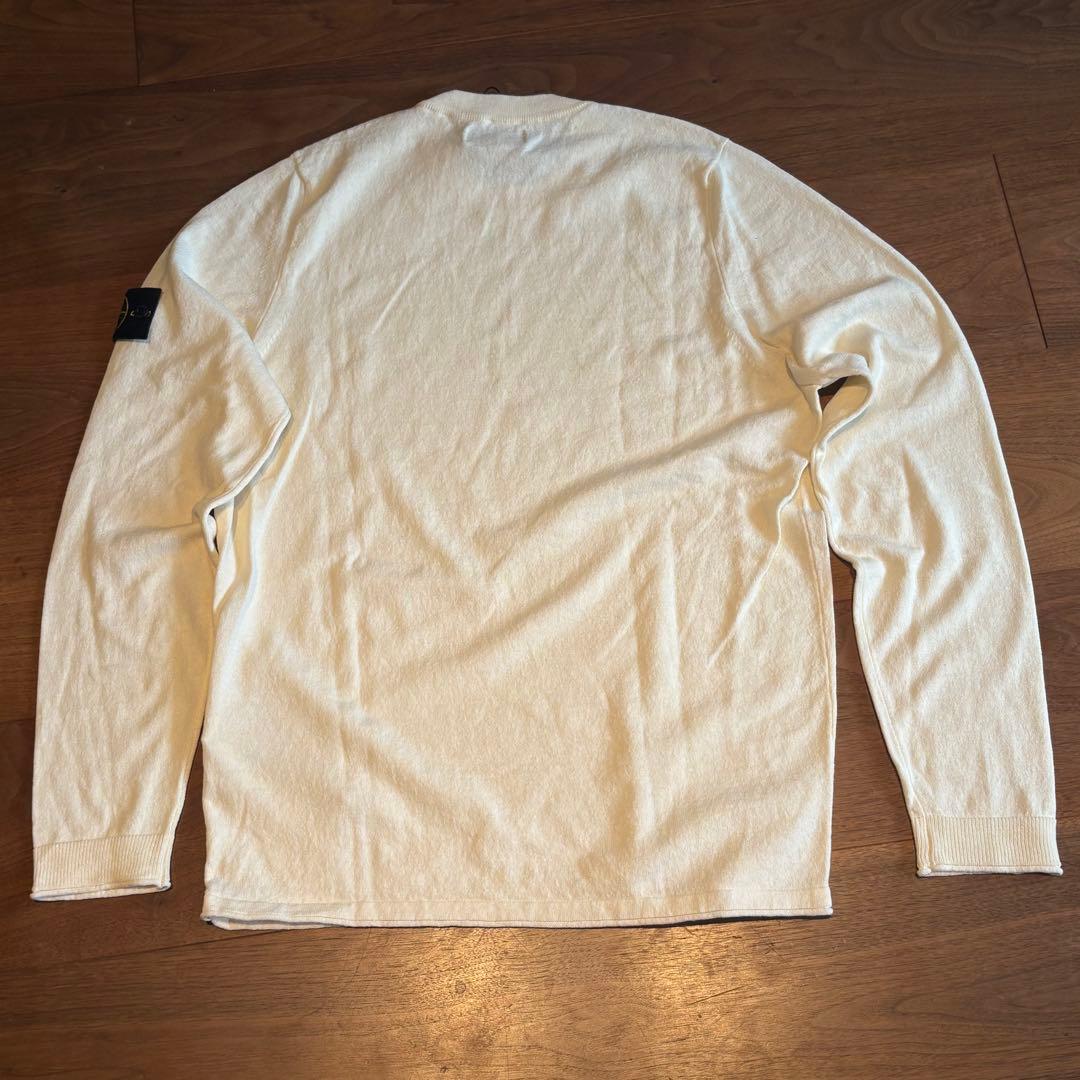 bibi 新品 STONE ニット5100062白L