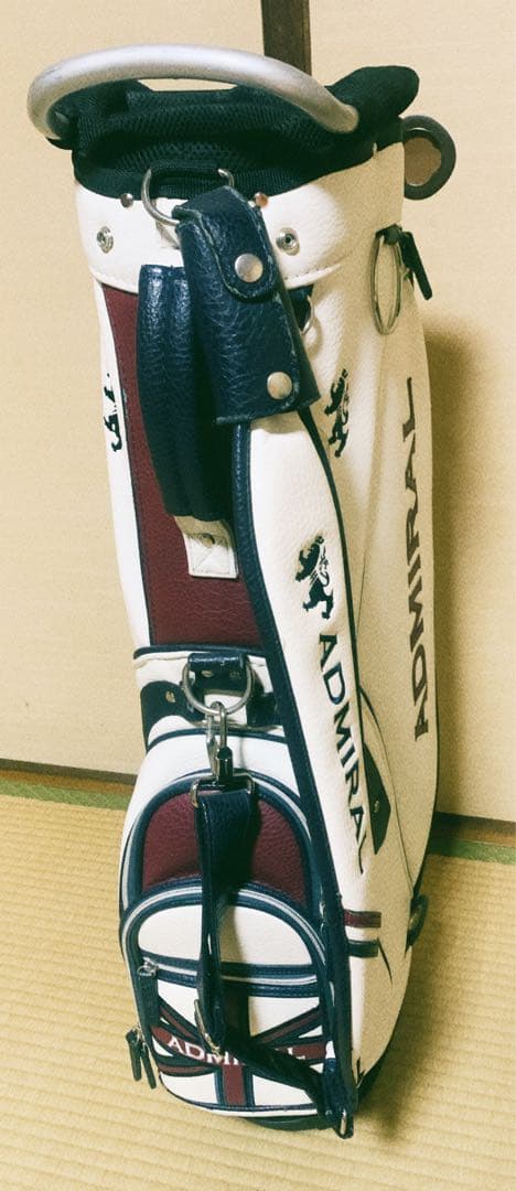 アドミラル　ゴルフ　キャディバッグ　トリコロール