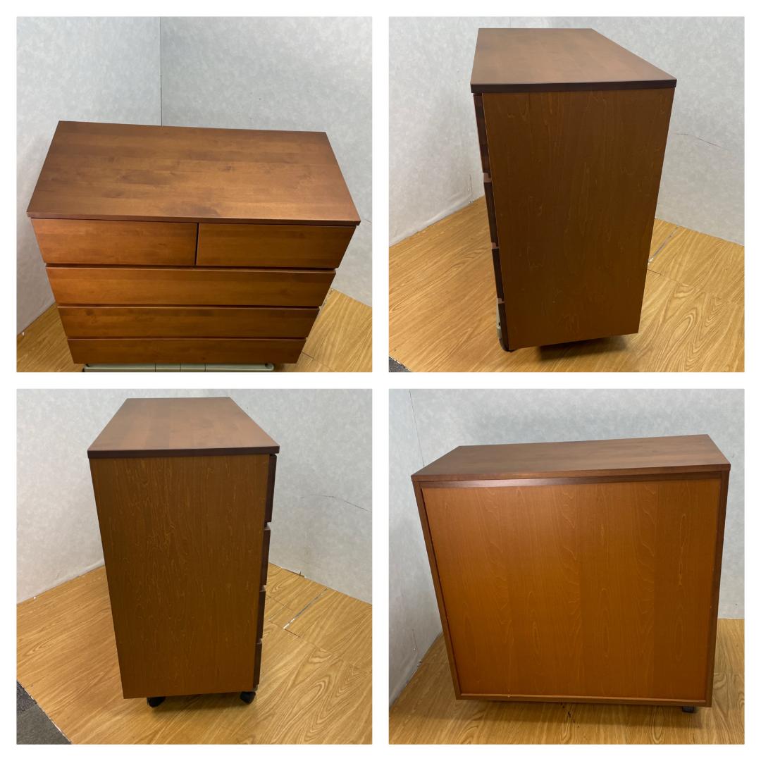 K♢1090 無印良品 バーチ材チェスト